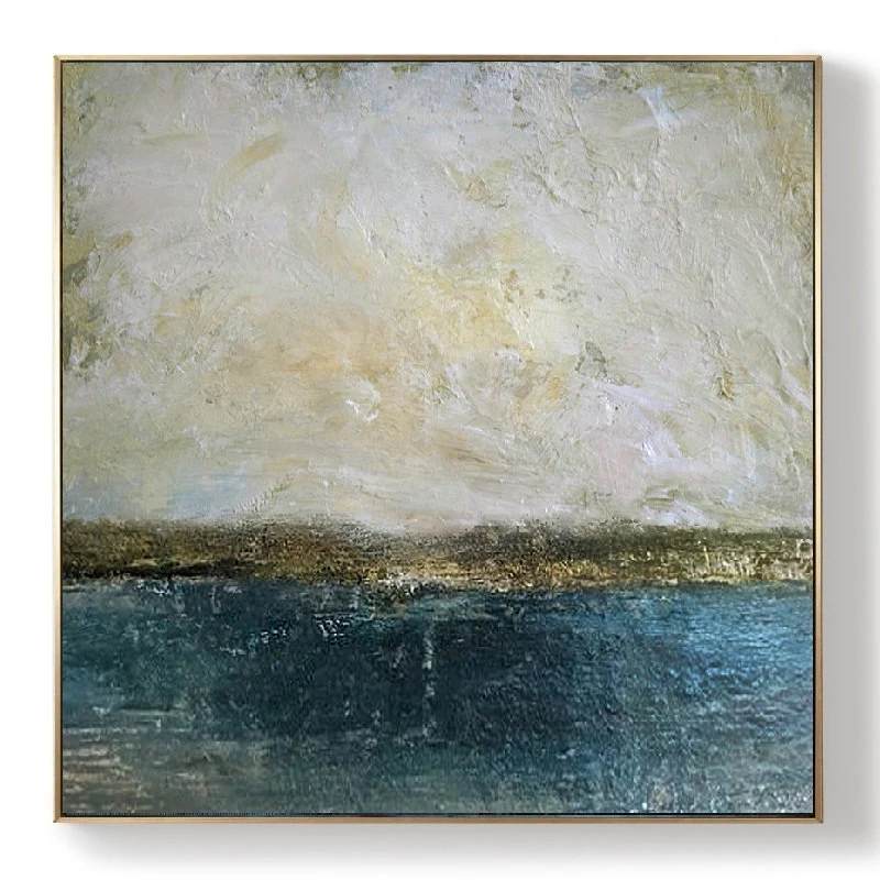 Evening Landscape Canvas Sky Abstract Canvas Artwork KVJO6 wall art
